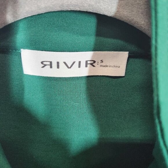 RIVIR One Time Short‎ Sleeve Flare Leg Pants Set - Forest Green Size Small - Picture 7 of 16